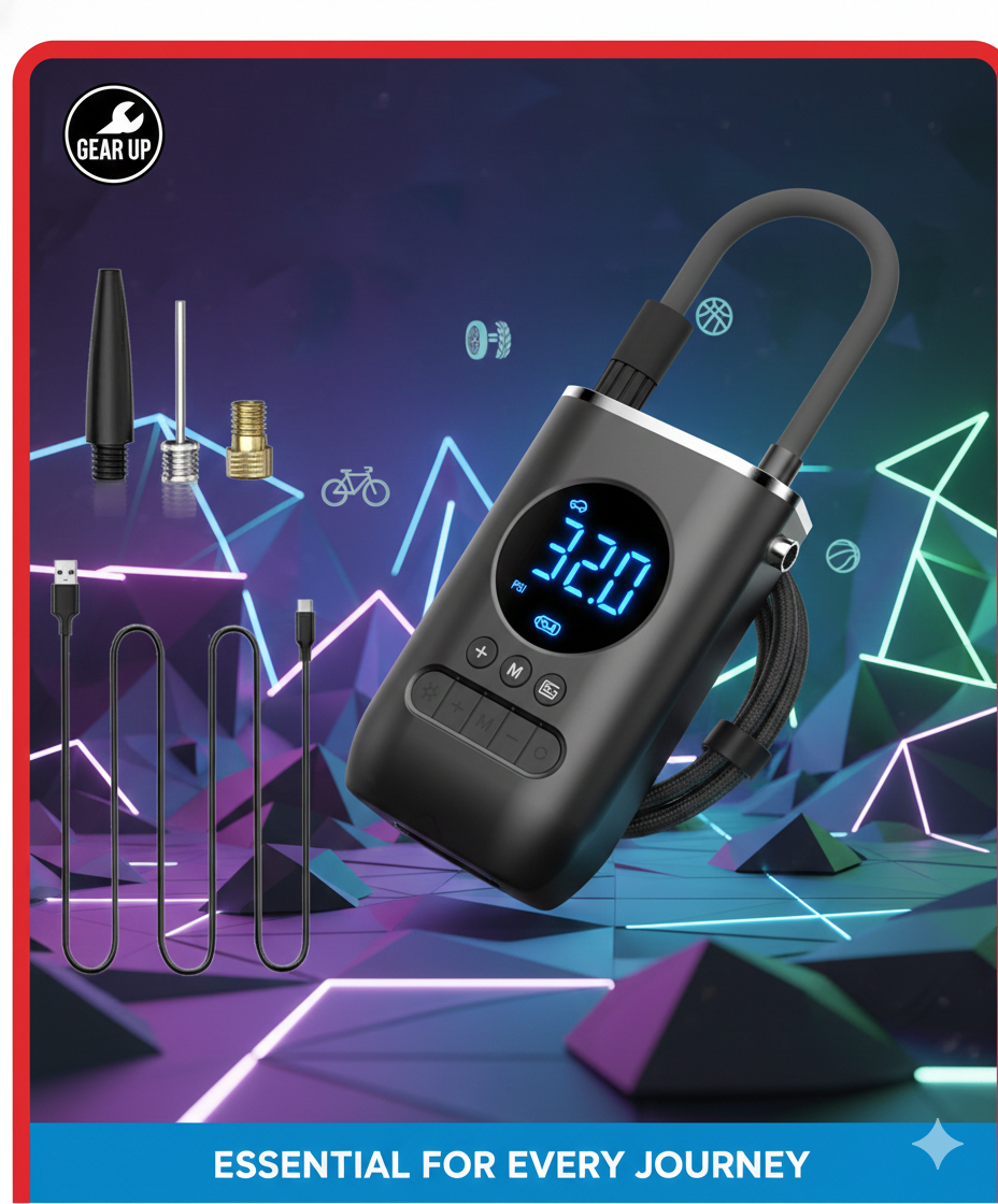 Bomba de ar portátil