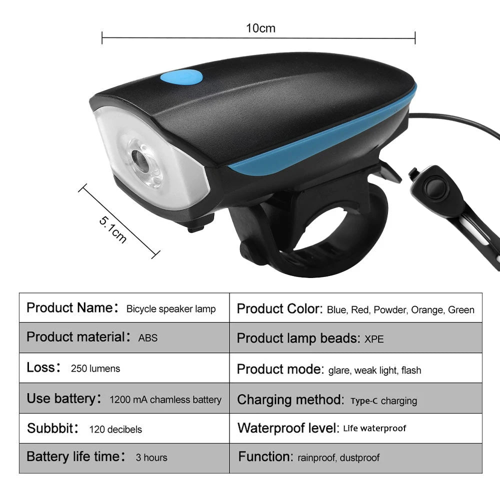 Farol dianteiro de bicicleta