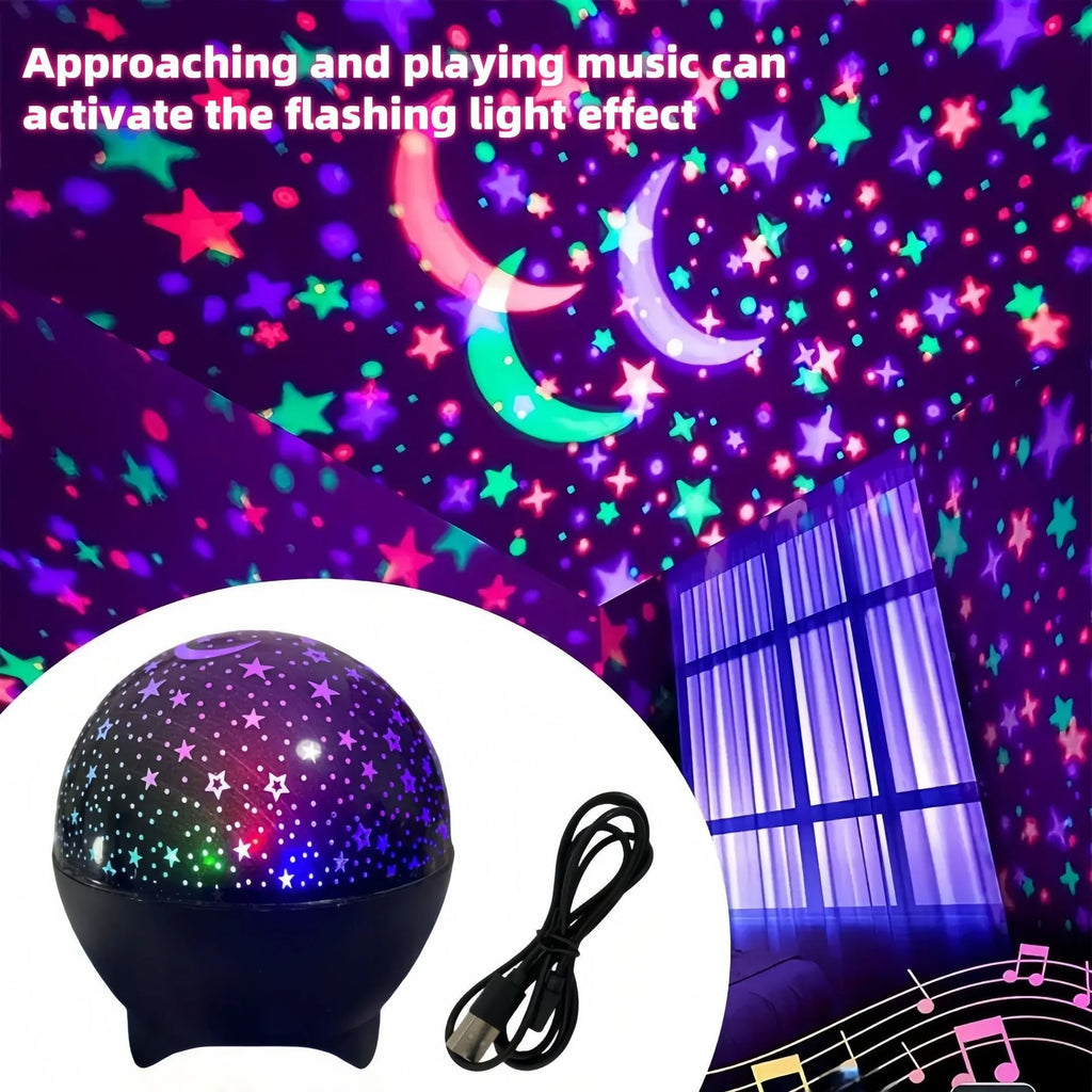 Projetor de luz noturna LED RGB