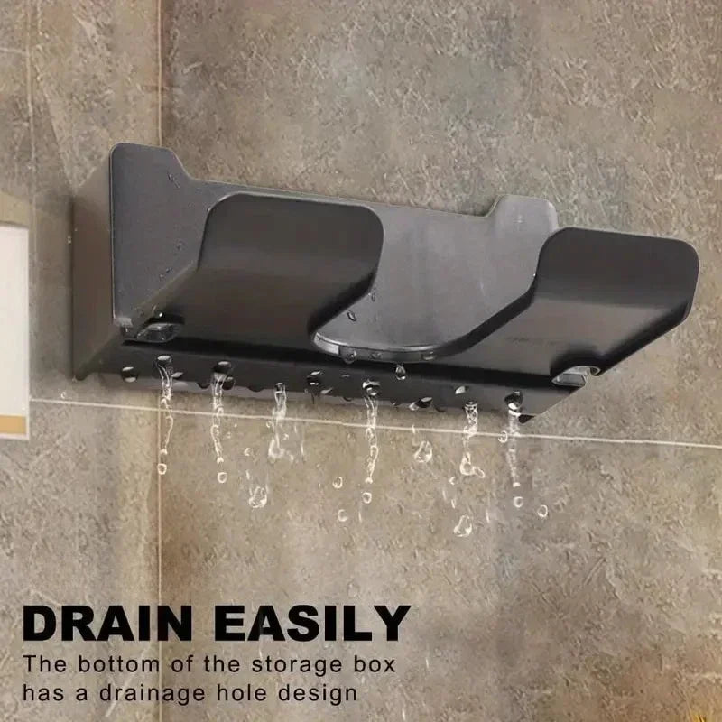 Suporte organizador de banheiro