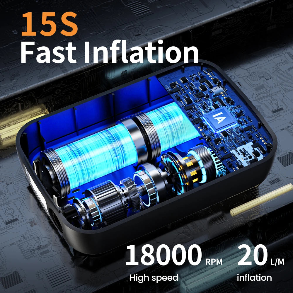 Bomba de ar portátil