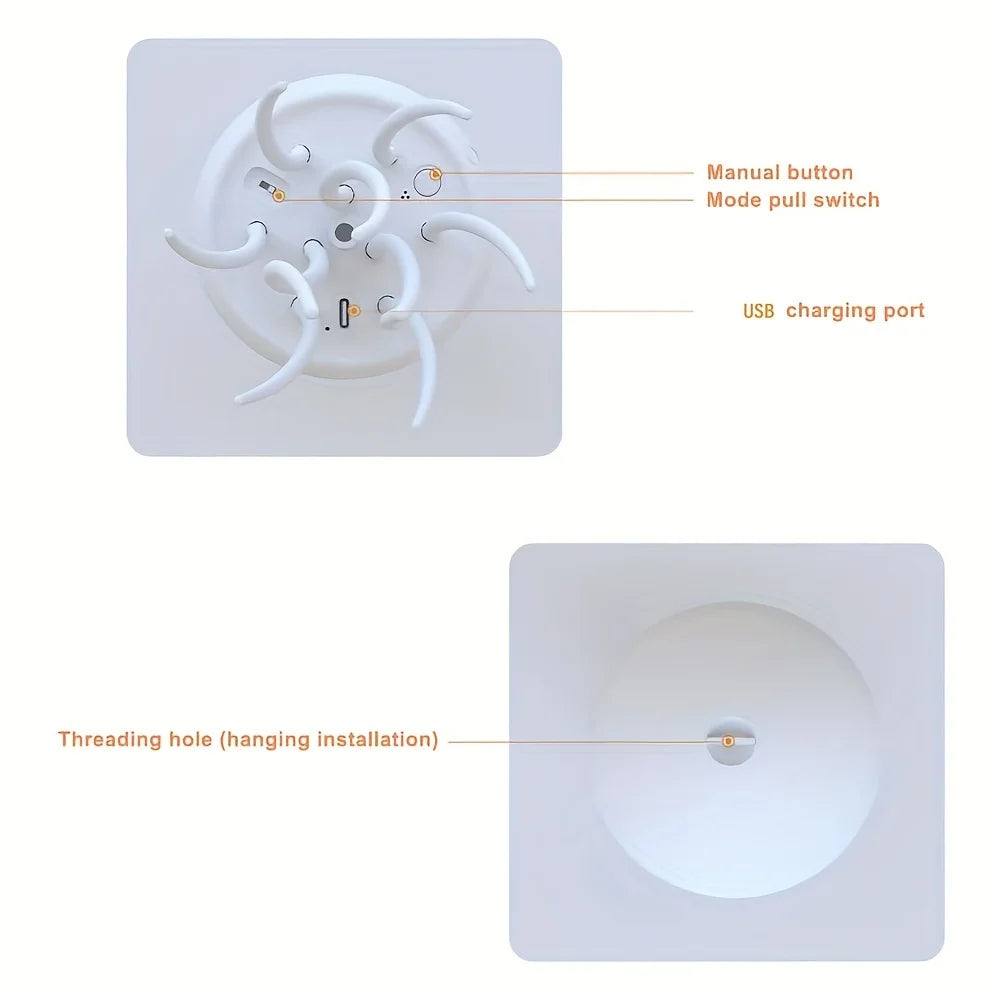Lampada a forma di medusa