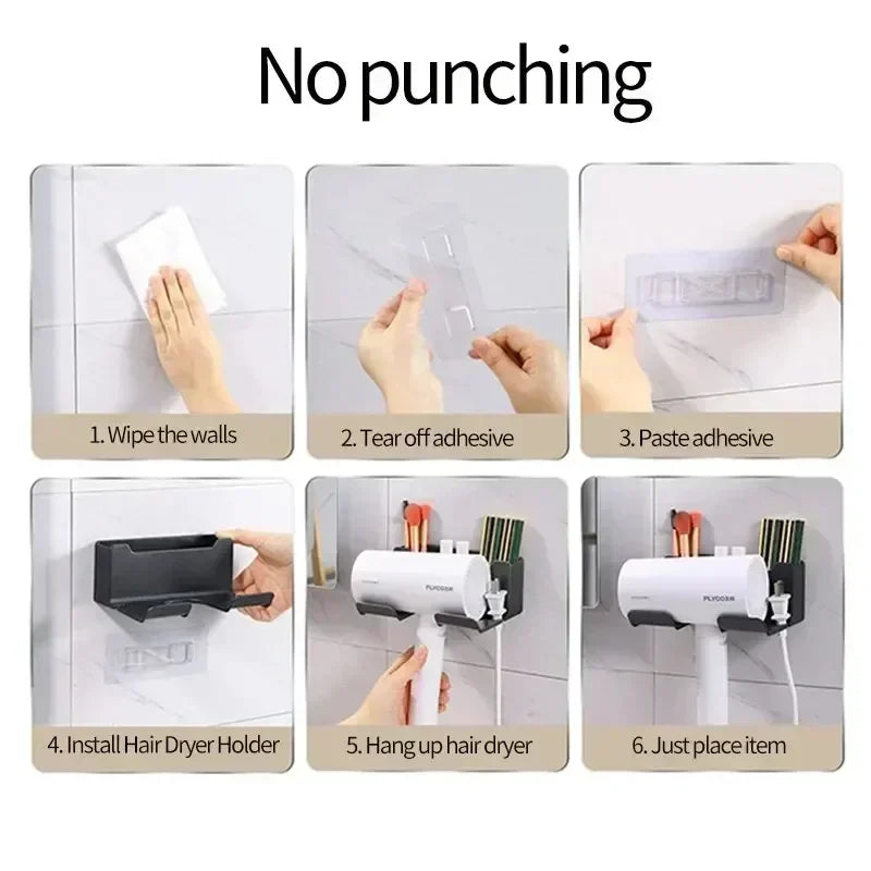 Suporte organizador de banheiro