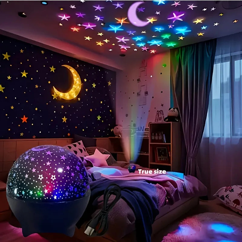 Projetor de luz noturna LED RGB