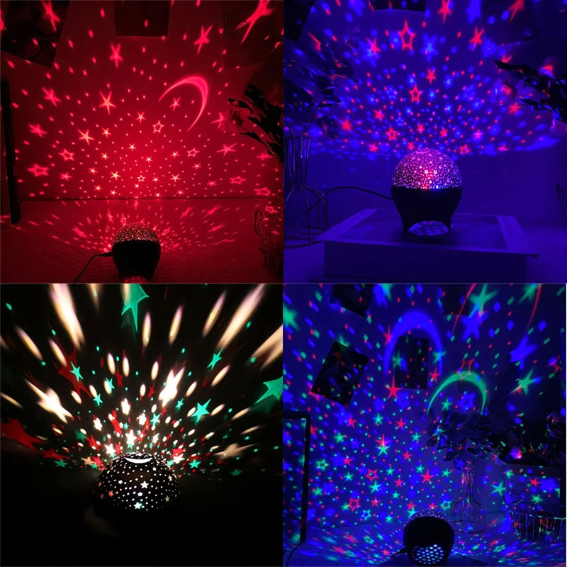 Projetor de luz noturna LED RGB