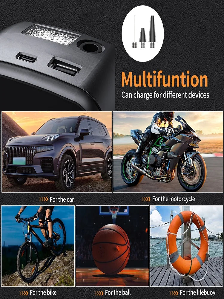 Bomba de ar portátil