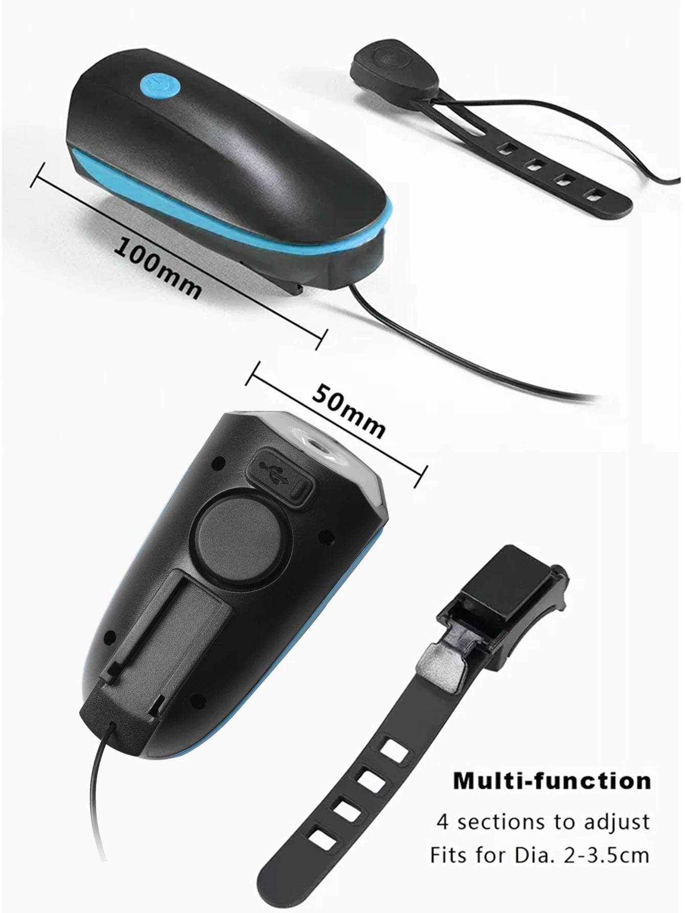 Farol dianteiro de bicicleta