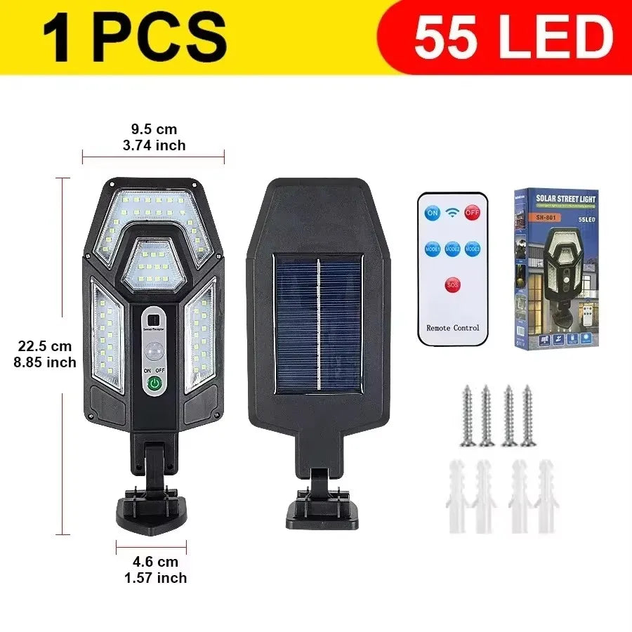 Luminária solar LED
